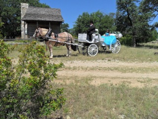 Carriage Ride to Our Event Venue in Granbury, TX